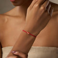 Devoted to Love Evil Eye Heart Charm Red String Bracelet 2
