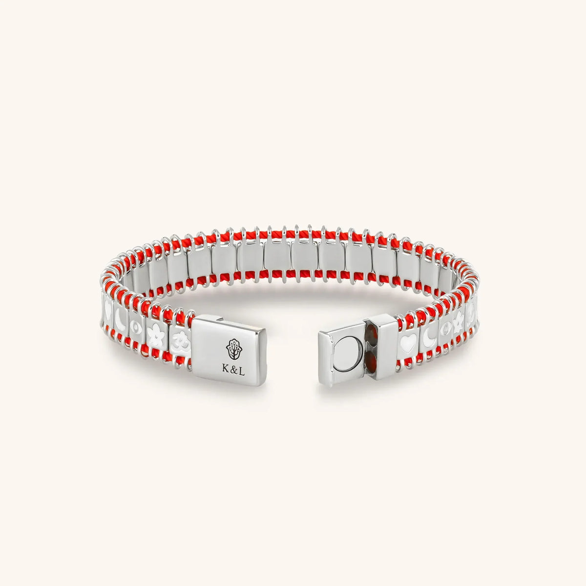 Powerful Positivity - Red String Tennis Bracelet