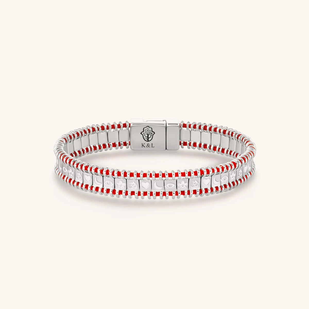 Powerful Positivity - Red String Tennis Bracelet
