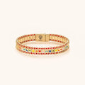 Divine Prism Red String Tennis Bracelet 1