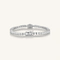 Elevated Vibrations Silver Tennis Bracelet 4