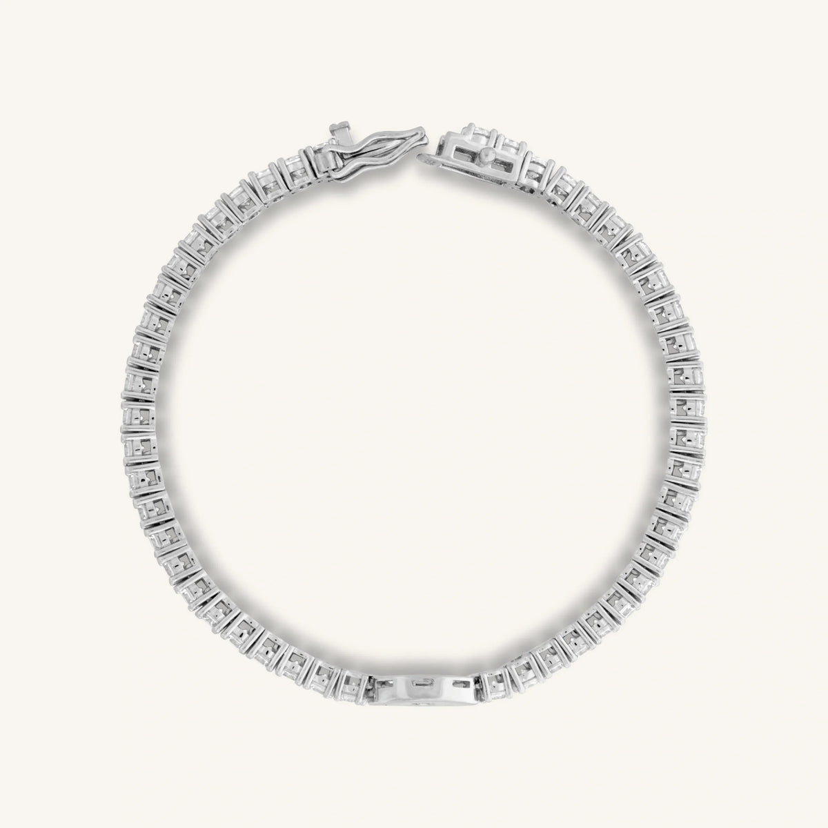 Elevated Vibrations Silver Tennis Bracelet