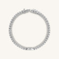 Elevated Vibrations Silver Tennis Bracelet 3