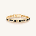 Aligned in Harmony Multi Charm Onyx Bracelet 1