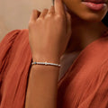 Warden of Peace Gold Evil Eye & Hamsa Tennis Bracelet 2