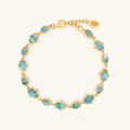 Intention Amplifier Turquoise Evil Eye & Hamsa Gold Bracelet 1