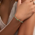 Free Spirit Amazonite Butterfly Gold Bracelet 2