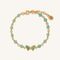 Free Spirit Amazonite Butterfly Gold Bracelet 1