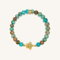 Serene Mentality Turquoise Turtle Gold Bracelet 1