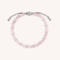 Heart’s Embrace Rose Quartz Drawstring Bracelet 1
