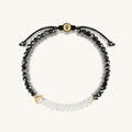Visualize Light Moon Hematite Moonstone Luck Bracelet 1