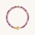 Spiritual Wisdom Ruby Turtle Charm Bracelet 1