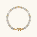 Mind Nourisher Labradorite Elephant Charm Bracelet 1