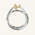 Celestial Path Moonstone Labradorite Star Wrap Bracelet 1