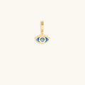 Enchanting Light Gold Evil Eye Charm 1
