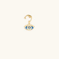 Enchanting Light Gold Evil Eye Charm 5