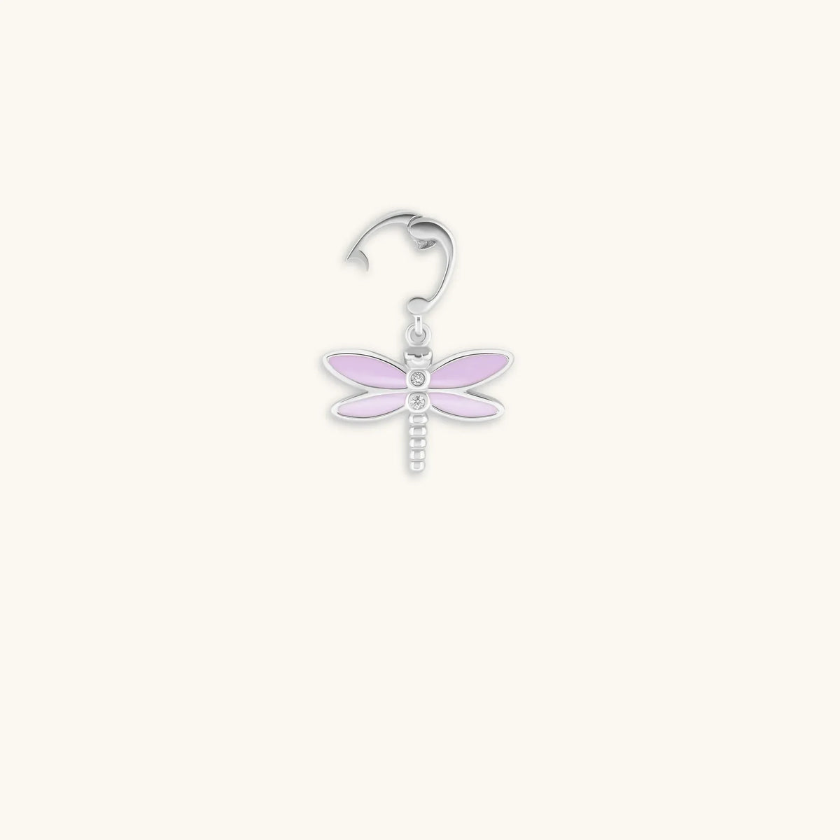 Enchanted Lilac Dragonfly Charm