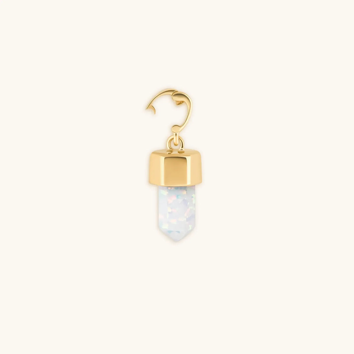 Dream Seeker White Opal Pointer Charm