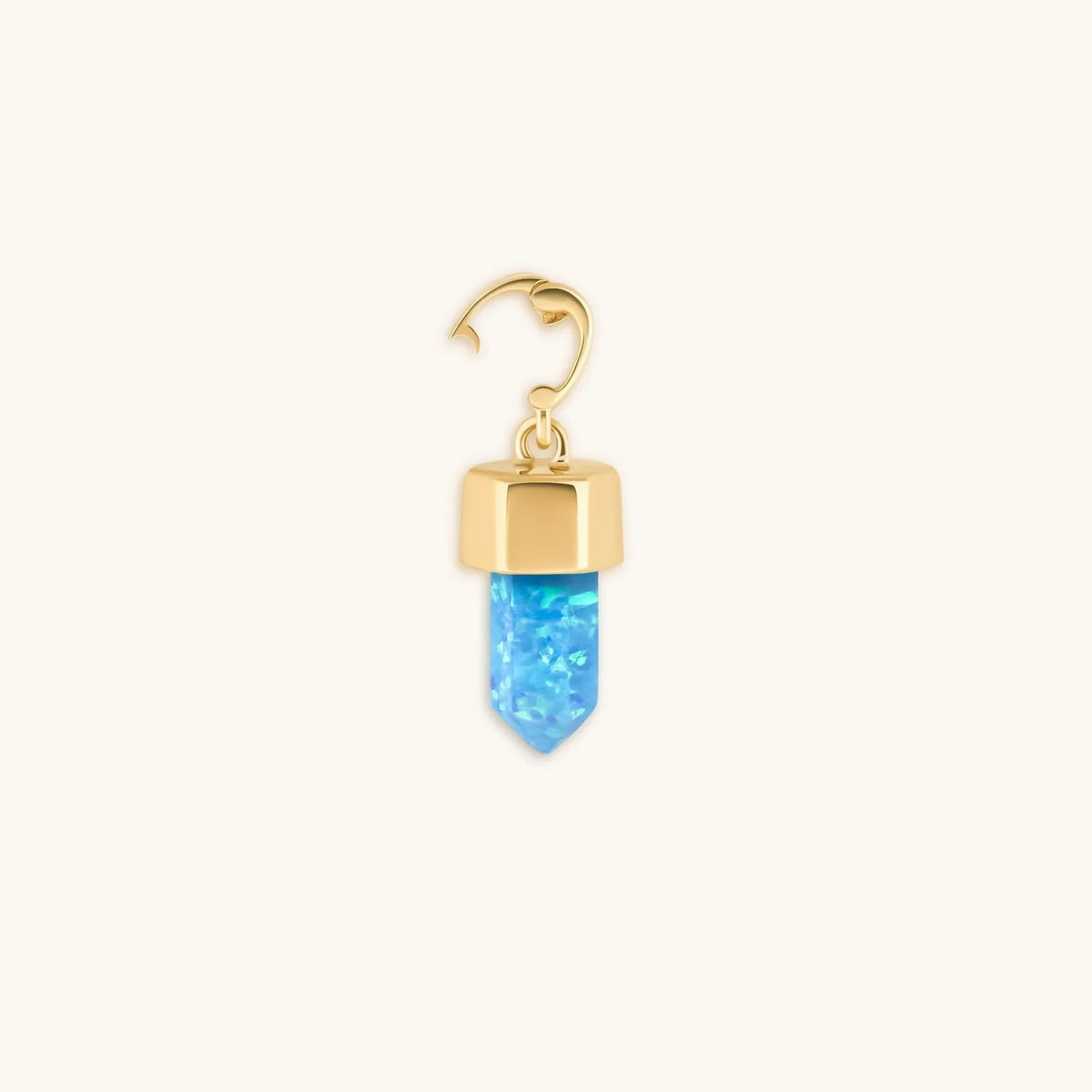 Joy Seeker Lab Blue Opal Pointer Charm