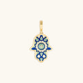 Glory & Grace Gold Patterned Hamsa Charm 1