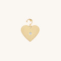 Blissful Embrace Gold Heart Charm 3
