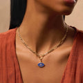 Enlightening Insight Lapis Lazuli Evil Eye Charm 2