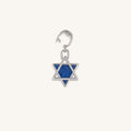 Perceptive Wisdom Lapis Lazuli Star of David Silver Pendant 3