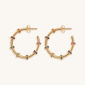 Inner Balance - Multicolor Chakra Hoop Earrings 3