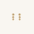 Celestial Being Star Gold Climber Earrings 1