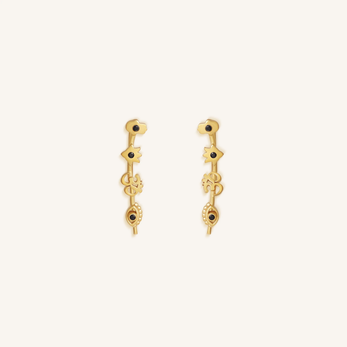 Mystic Guardians Multi-Stone Ear Climbers