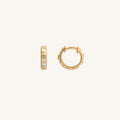 Ethereal Existence Gold Star Hoop Earrings 3