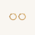 Ethereal Existence Gold Star Hoop Earrings 4
