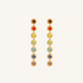 Celestial Chakra Evil Eye Multi-Stone Earrings 1
