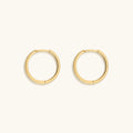 Wheel of Stars Gold Hoop Earrings 4