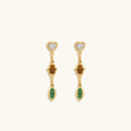 Heart’s Desire Multi-Symbol & Multi-Stone Earrings 1