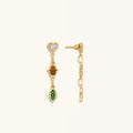 Heart’s Desire Multi-Symbol & Multi-Stone Earrings 3