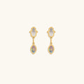 Boundless Joy Hamsa & Evil Eye Mother of Pearl Earrings 1
