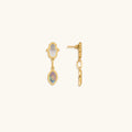 Boundless Joy Hamsa & Evil Eye Mother of Pearl Earrings 4