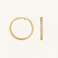 Celestial Radiance Gold Hoop Earrings 3