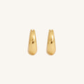 Solstice Gleam Gold Hoops 1