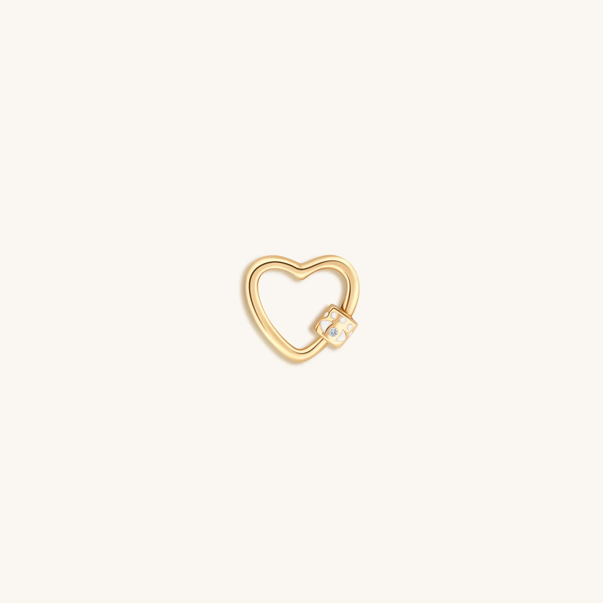 Latched in Love - Gold Heart Lock