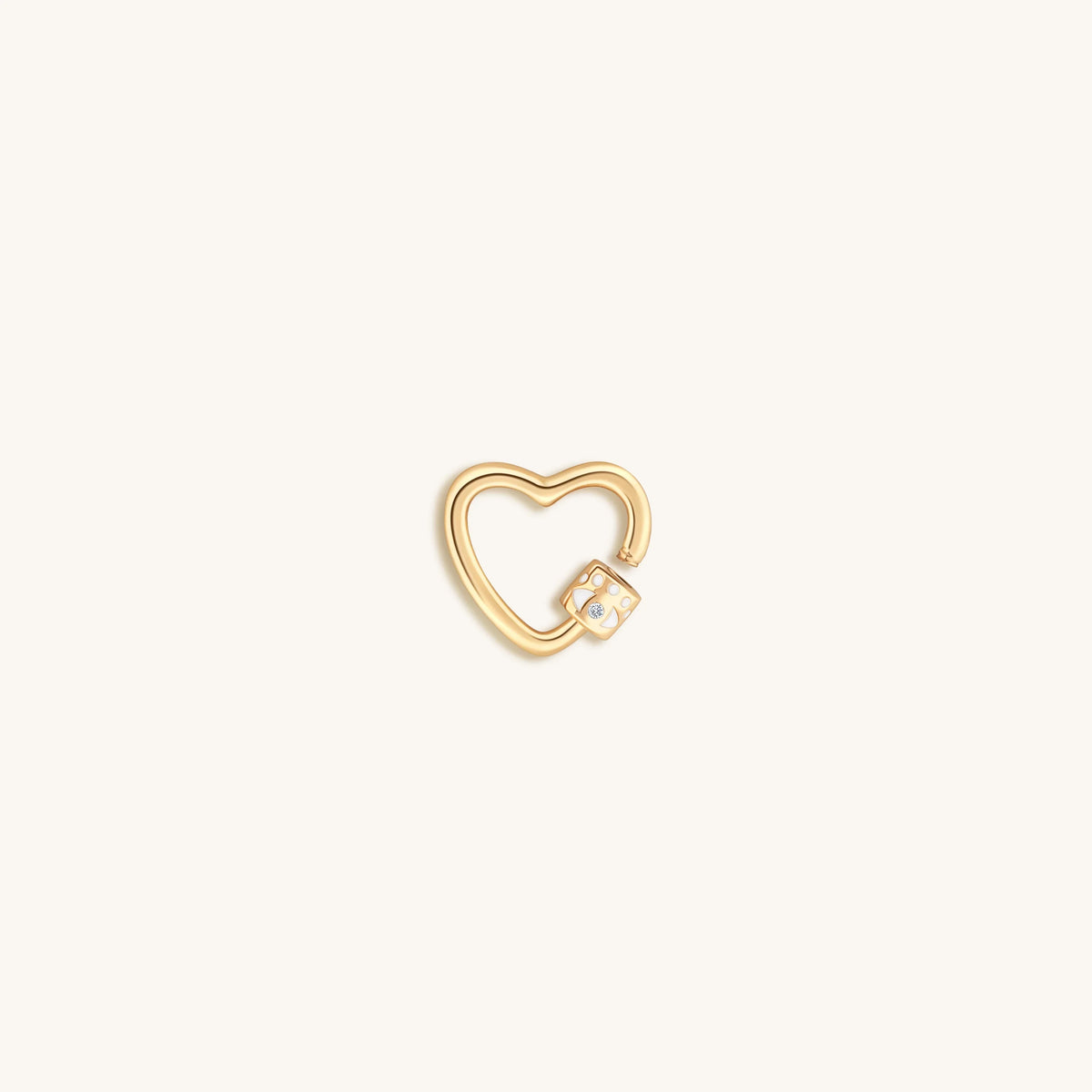 Latched in Love - Gold Heart Lock