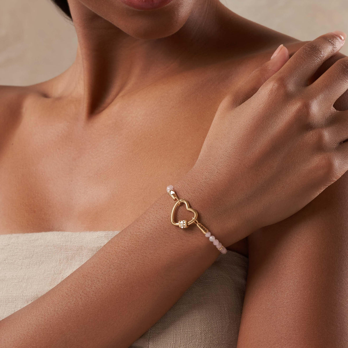 Latched in Love - Gold Heart Lock