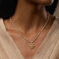 Renewed Intuition Lotus Pearl Necklace 2