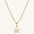 Emerging Beauty Lotus Pendant Necklace 1