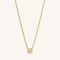 Zen Warrior Gold Evil Eye Necklace 1