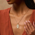 Inspired Action Gold Evil Eye & Hamsa Hand Necklace 2