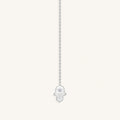 Forever Blessed Hamsa & Evil Eye Charm Silver Necklace 4