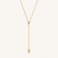 Gracious Guardian Gold Evil Eye & Hamsa Necklace 1