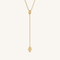 Gracious Guardian Gold Evil Eye & Hamsa Necklace 3